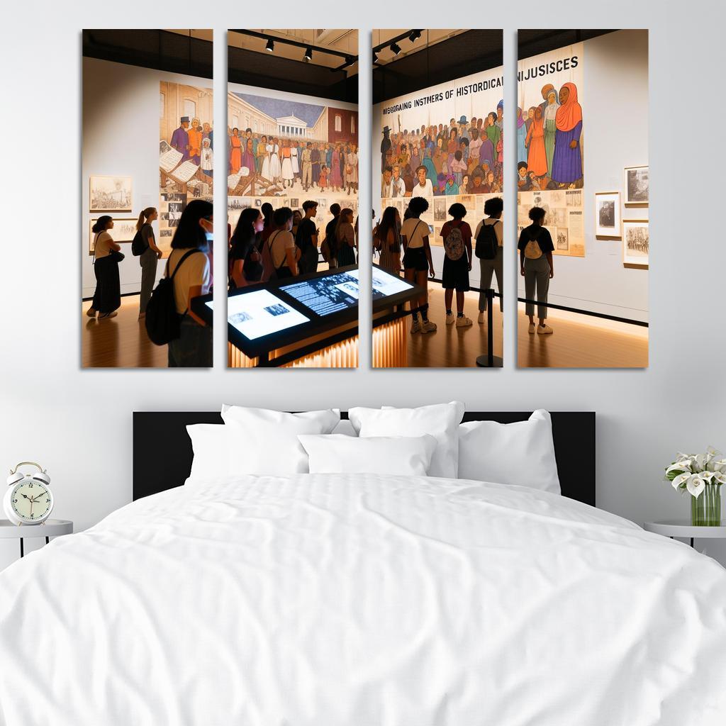 Shadows Of The Past Art On Historical Injustice Framed Paintings