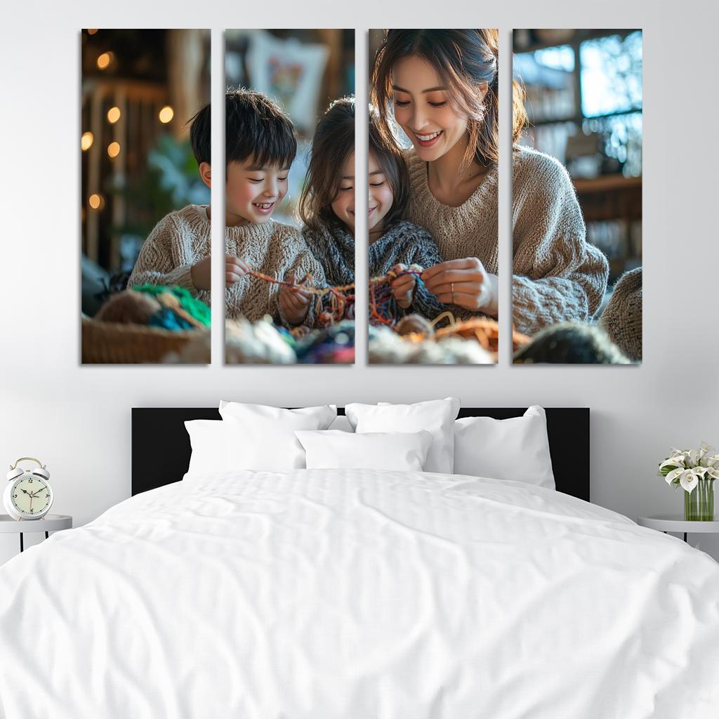 The Threads Of Life A Mothers Unbreakable Bond Canvas Paintings Frame