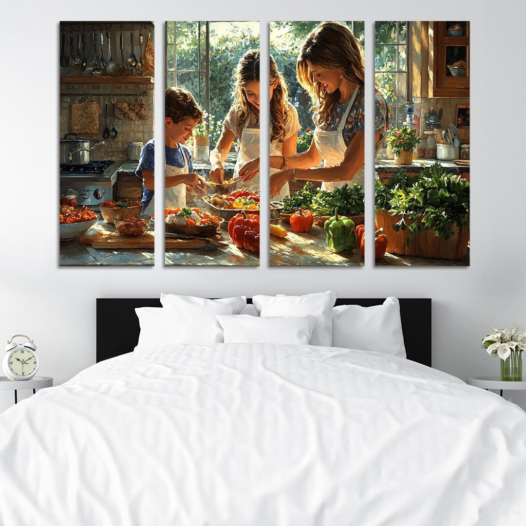 Moments In The Kitchen A Mothers Love Recipe Custom Paintings Frame