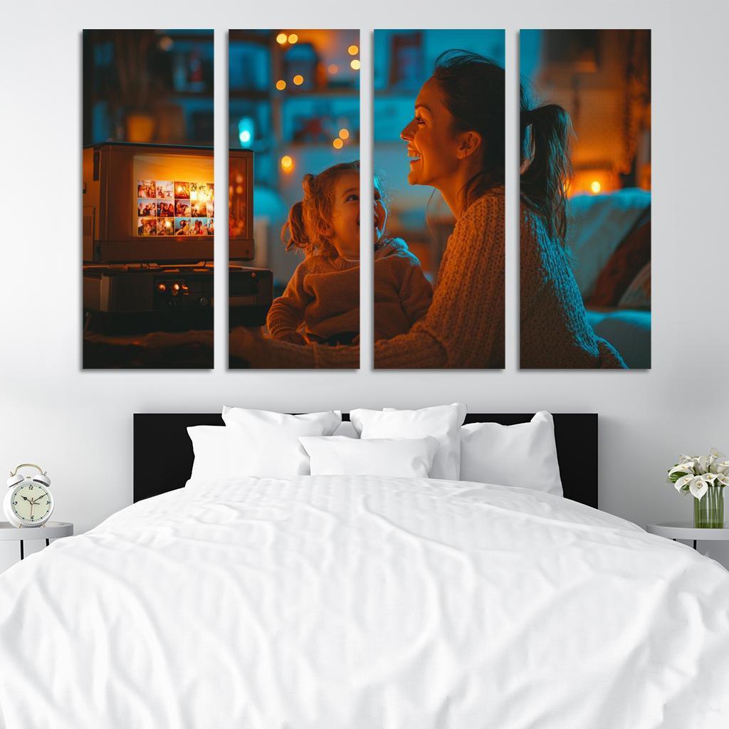 Cinematic Memories The Movie Of Life Custom Paintings Frame