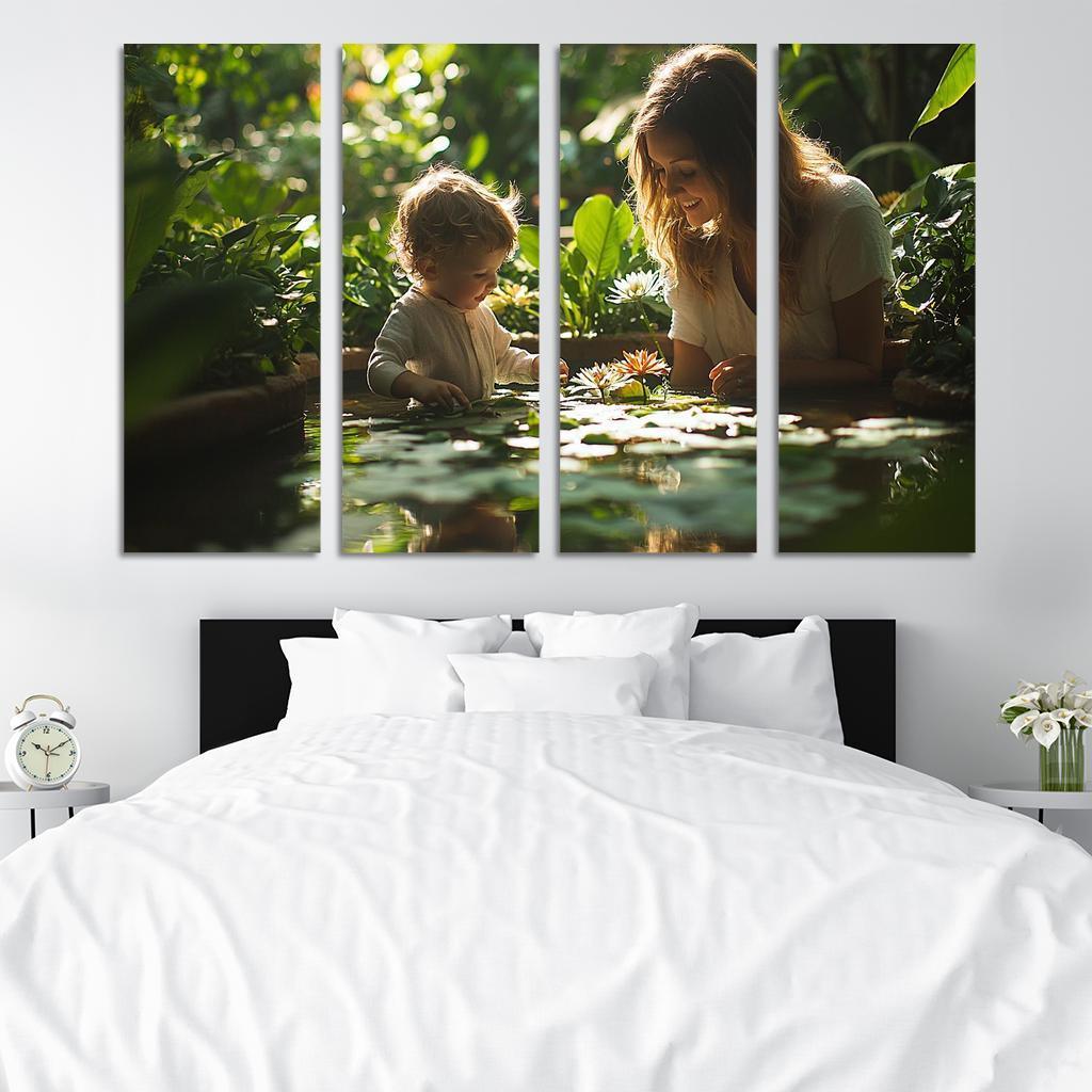 Reflections Of Love A Mothers Wisdom In Nature Canvas Paintings Frame