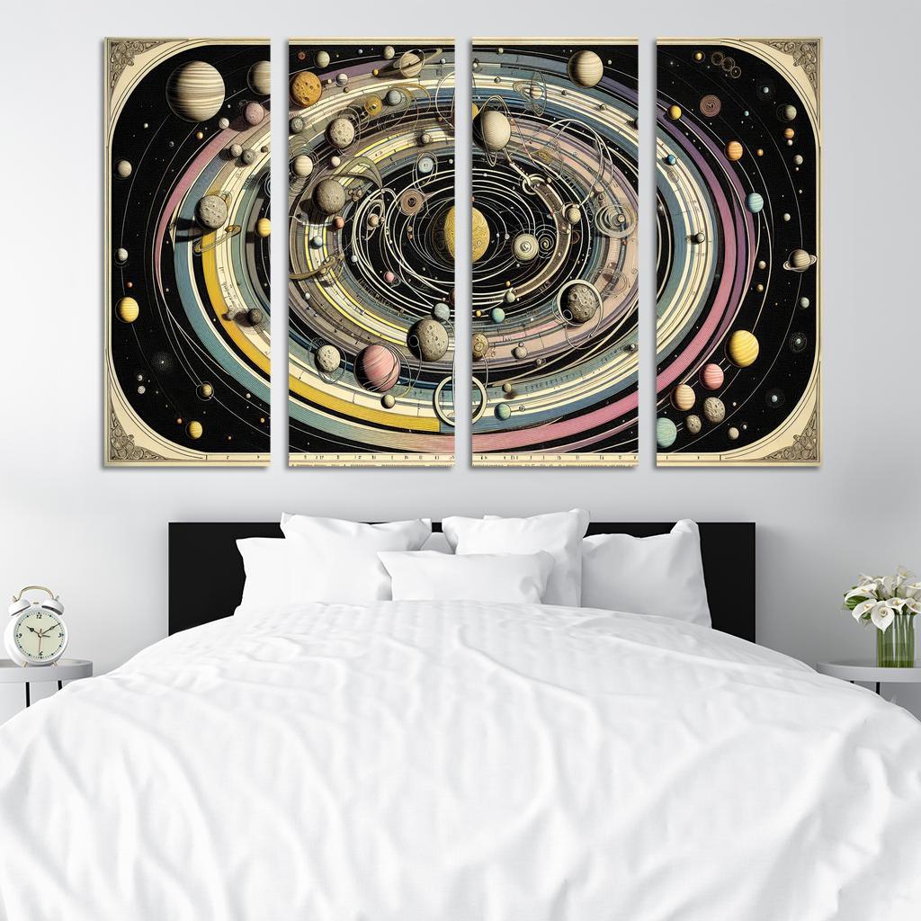 The Harmony Of Celestial Mechanics Abstract Paintings Frame