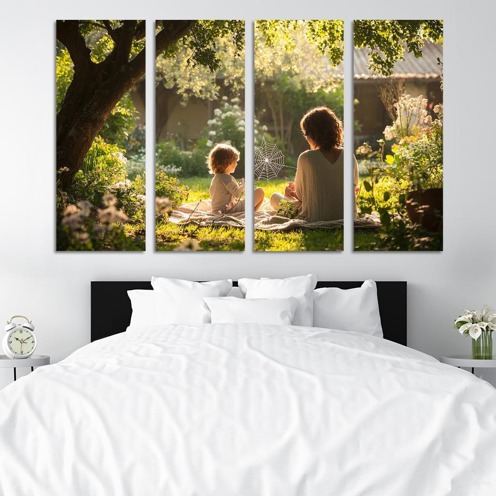 The Web Of Love A Mothers Protective Embrace One-piece Frames