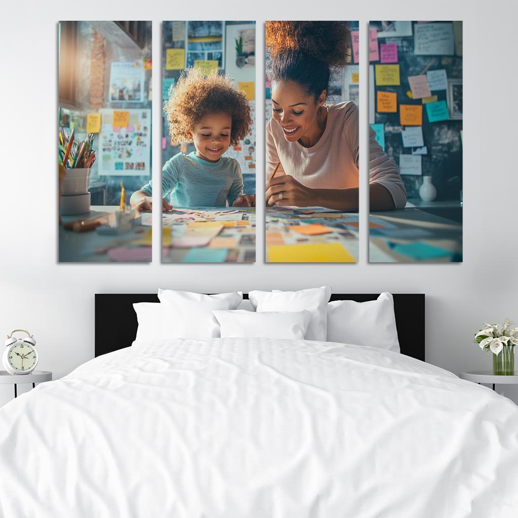 Wings Of Encouragement A Mothers Support Custom Paintings Frame