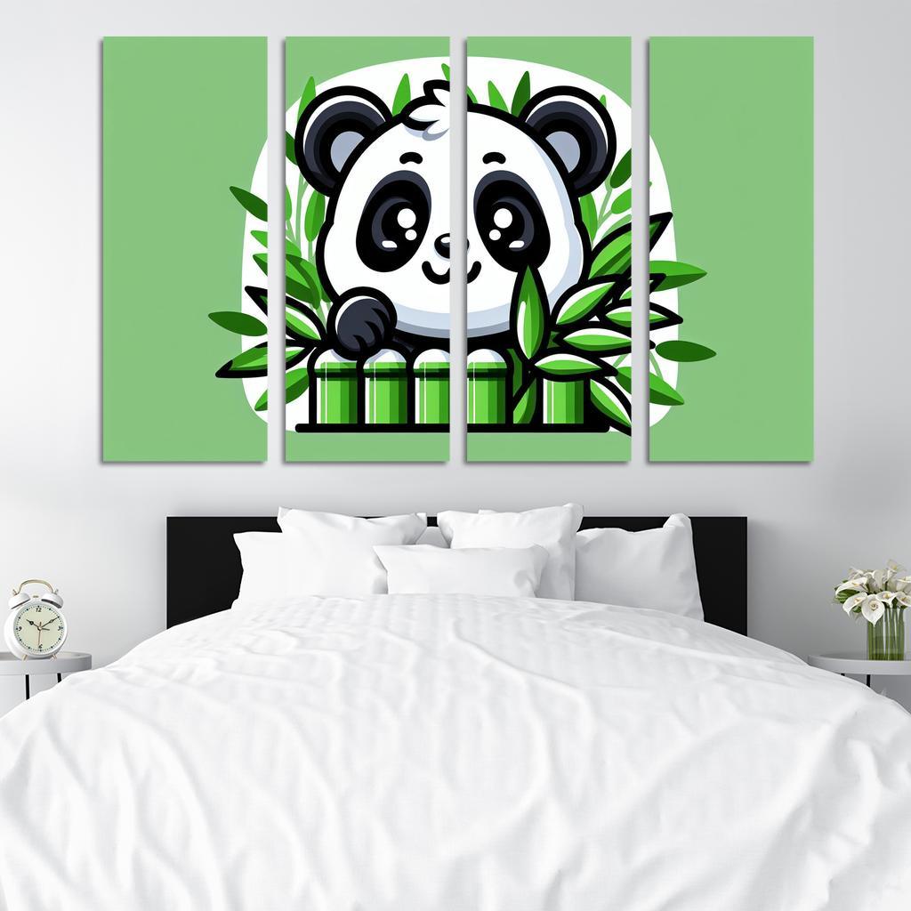Exploring Panda Modern Paintings Frame
