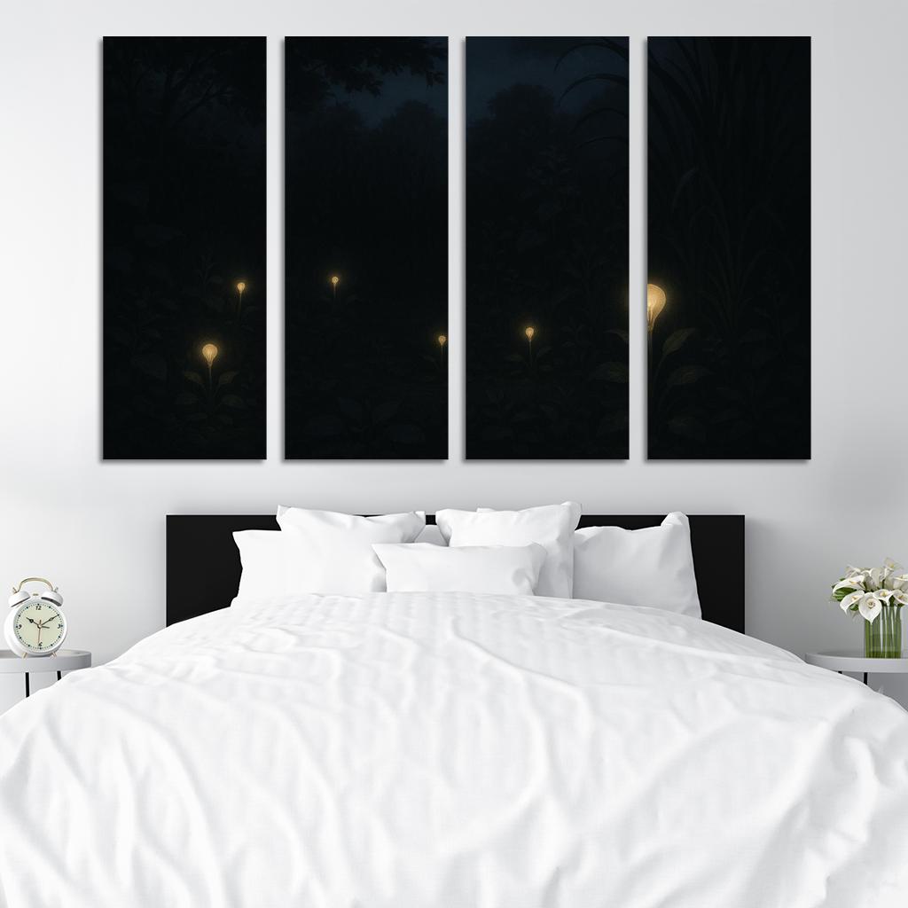 Garden Of Eclipsed Thoughts Oil Paintings Frame