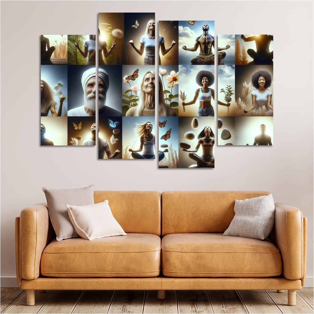 Resilience In The Face Of Adversity Stories Of Survivors Custom Paintings Frame