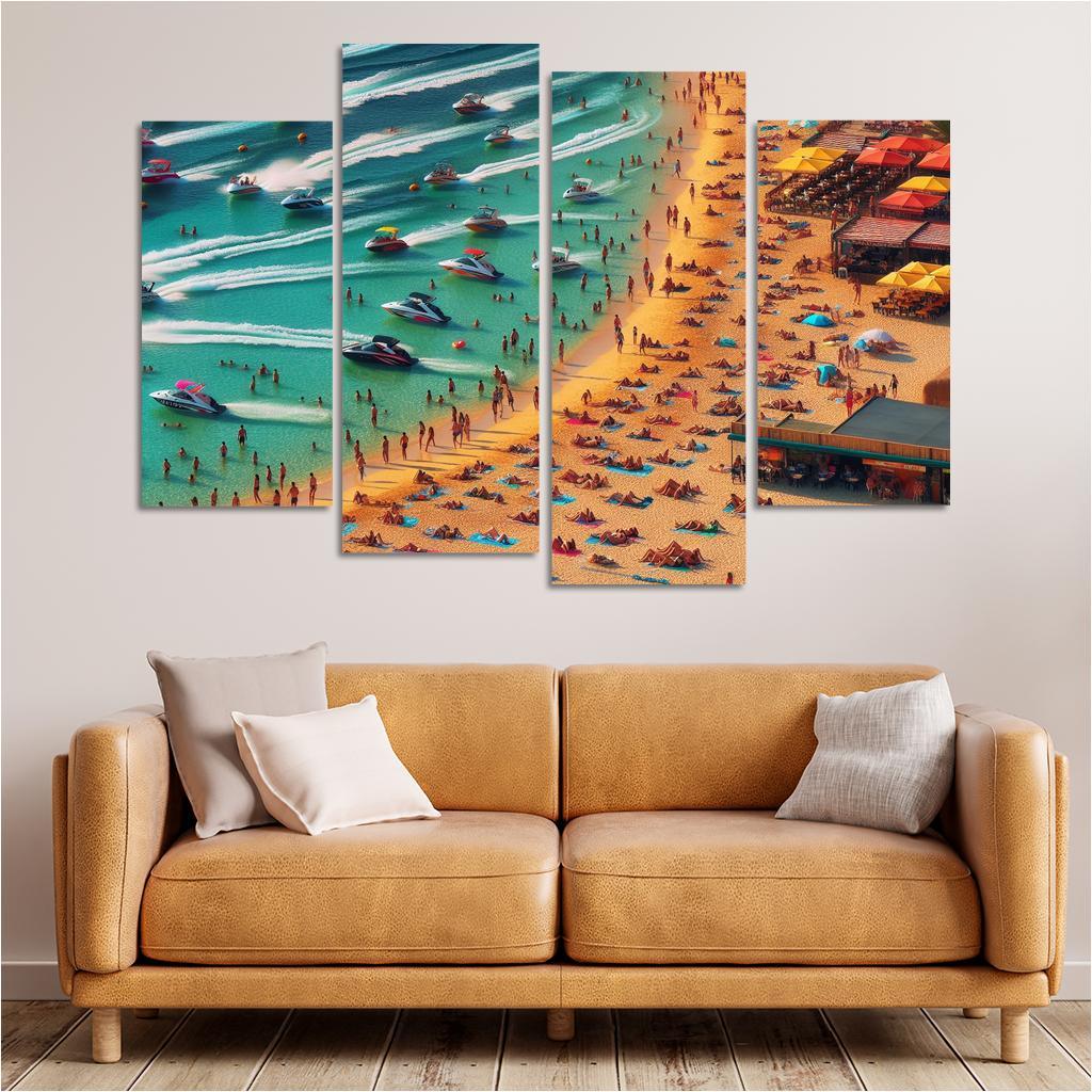 Palm Beach Bliss Sunny Shores And Water Sports Art Trends