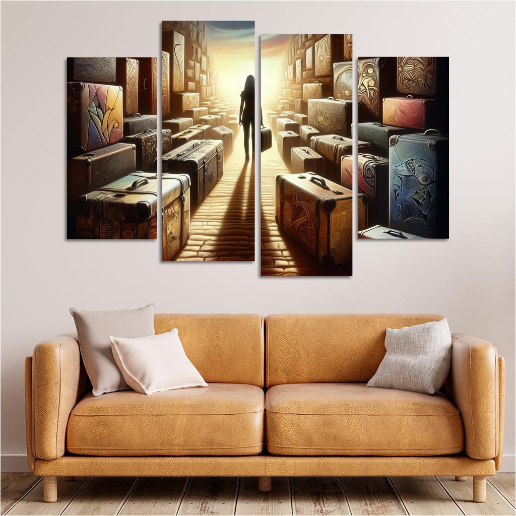 Voices Of Resilience The Refugee Experience Multi-panel Paintings