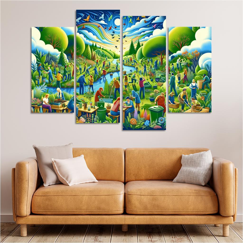 Sustainable Development Creating A Better Future Art Trends