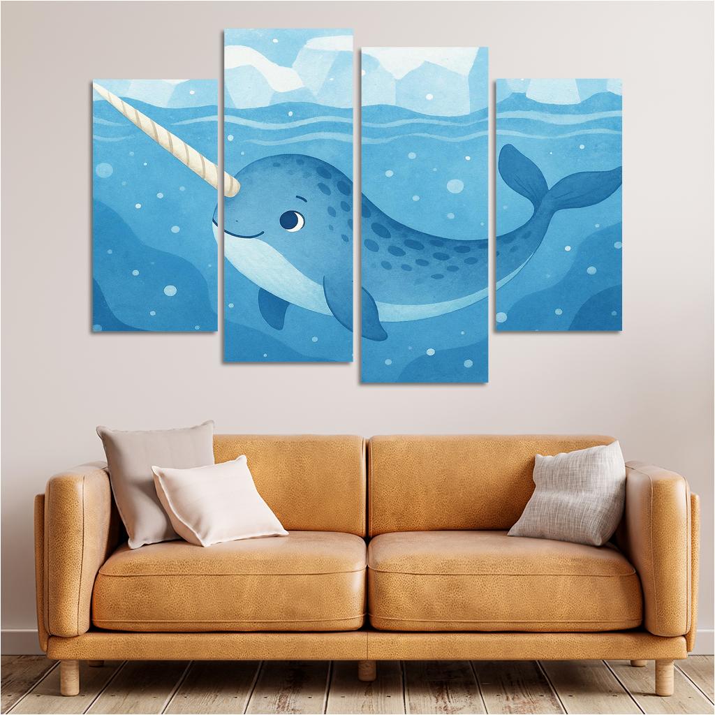 Noble Narwhal Adventure Premium Artwork Frames
