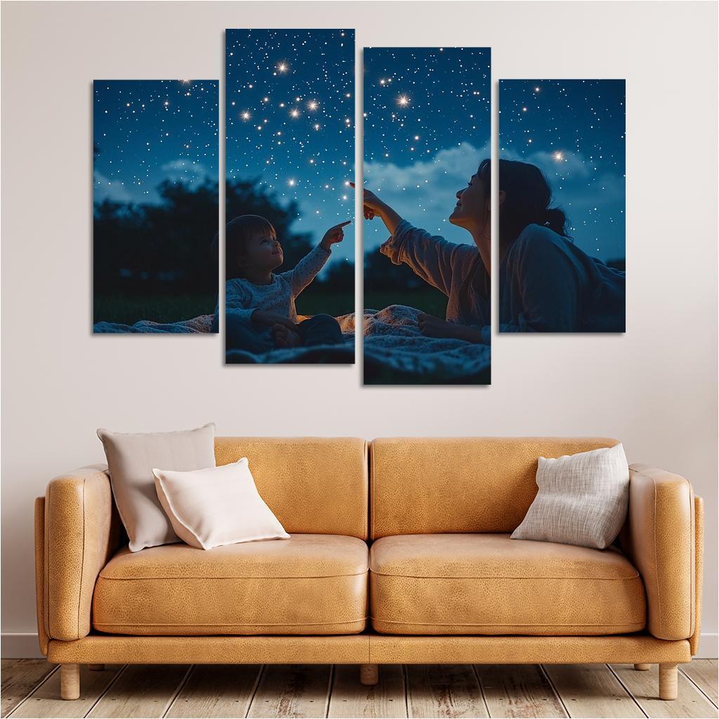 Stars In Our Eyes Dreams Of Tomorrow Custom Paintings Frame