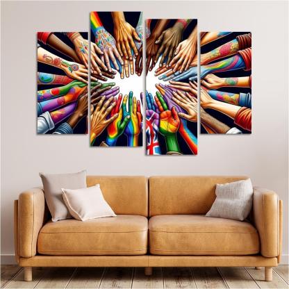 Art For Peace A Global Call To Action Custom Paintings Frame