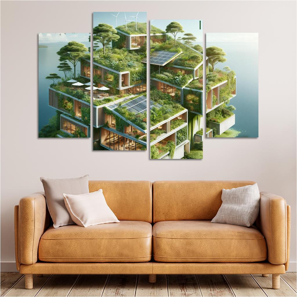 Symbiotic Architecture Custom Paintings Frame
