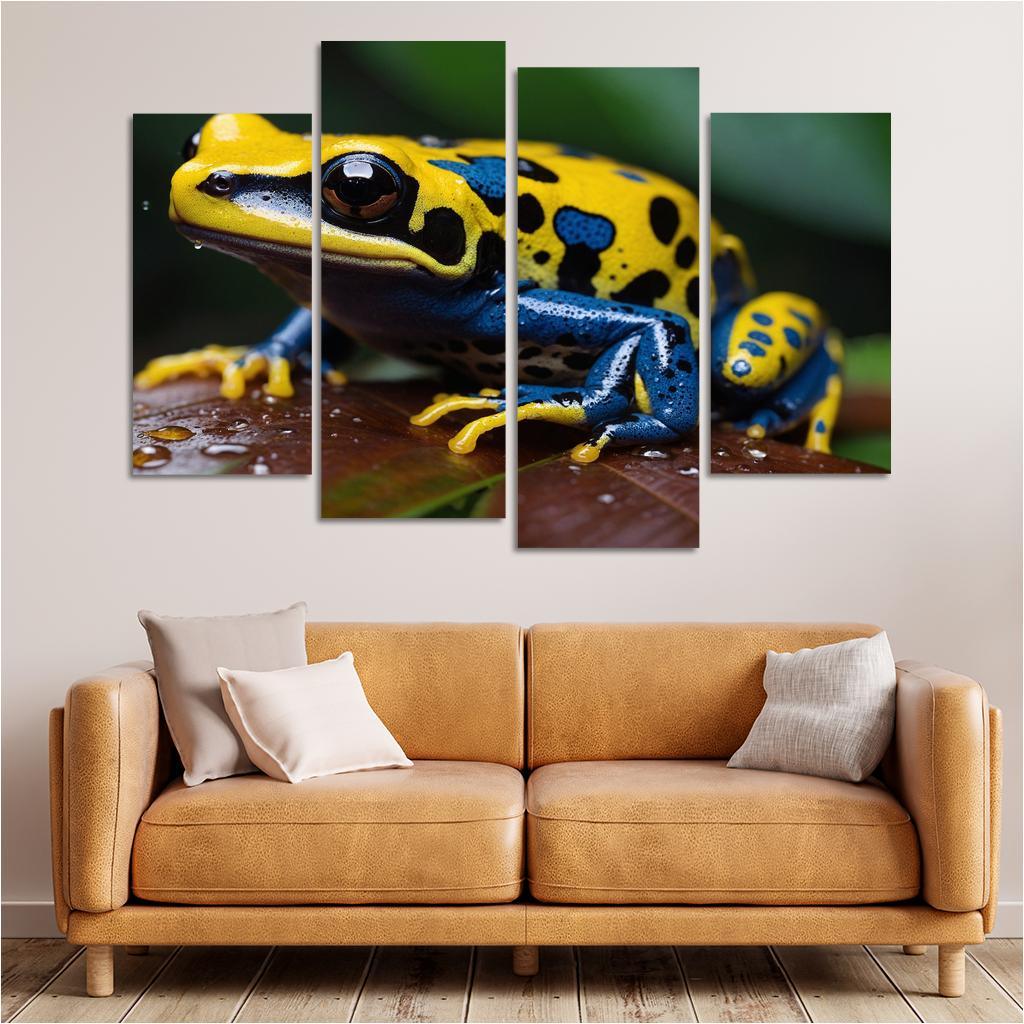 The Colorful Poison Dart Frog Jewel Of The Tropics Modern Paintings Frame
