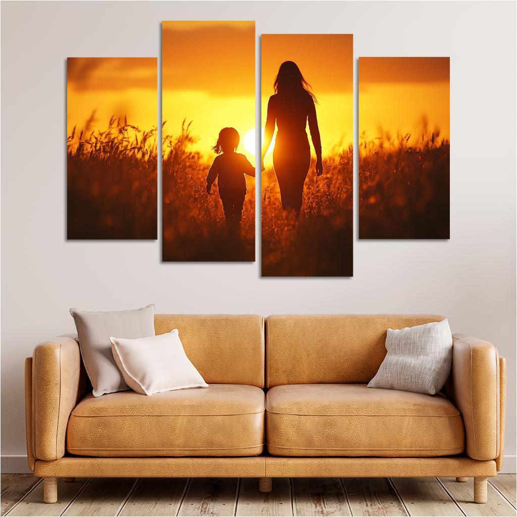 The Light Of Guidance A Mothers Love Custom Paintings Frame