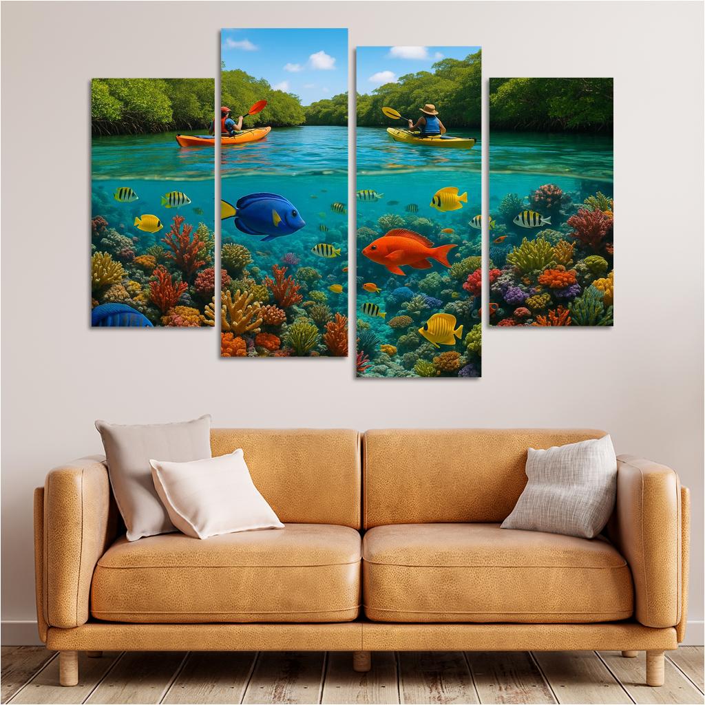 Coral Bay Adventure And Eco-tourism Custom Paintings Frame