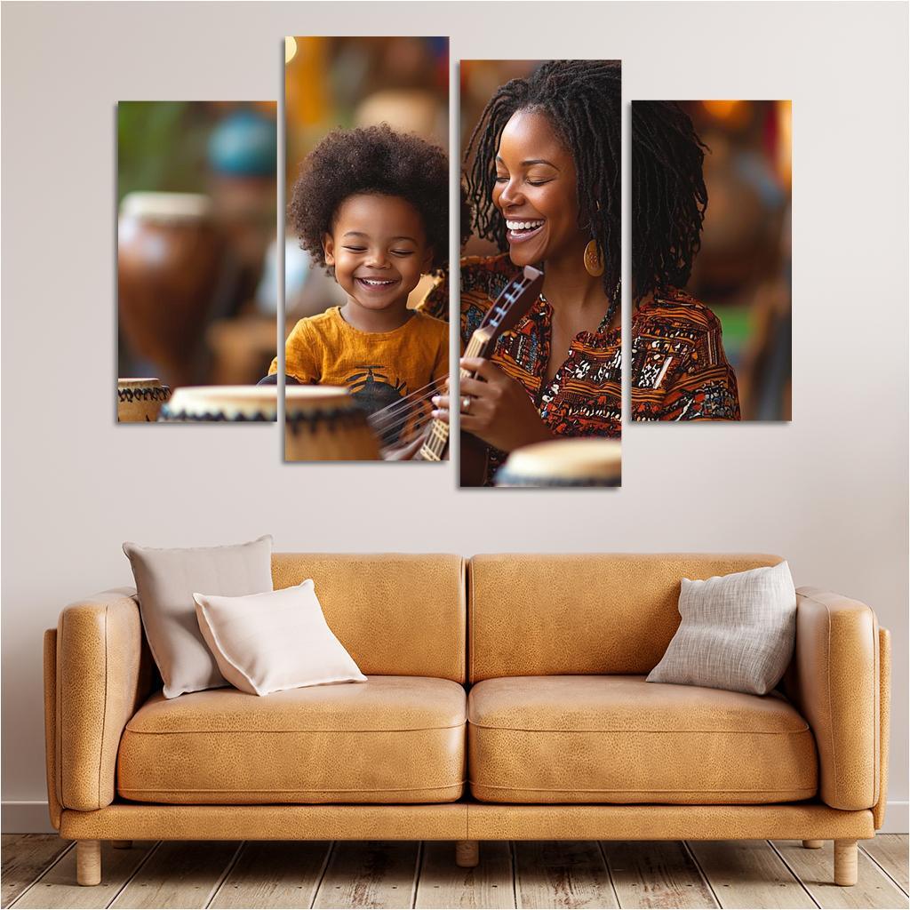 A Symphony Of Moments Celebrating Motherhood Canvas Paintings Frame