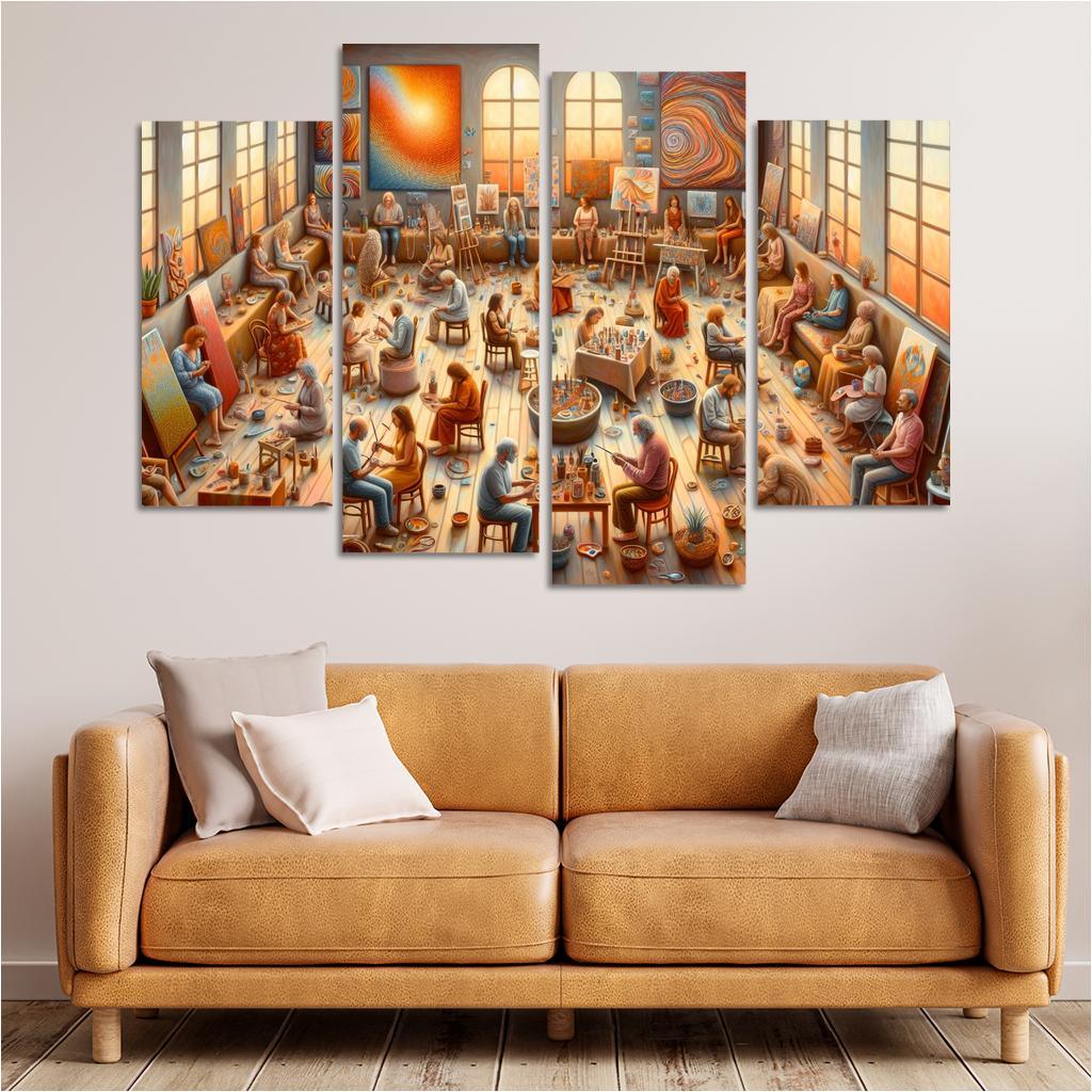 Healing Through Creativity The Power Of Art Therapy Custom Paintings Frame