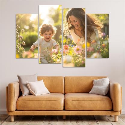 Sunlit Moments Embracing Daylight With Love Custom Paintings Frame