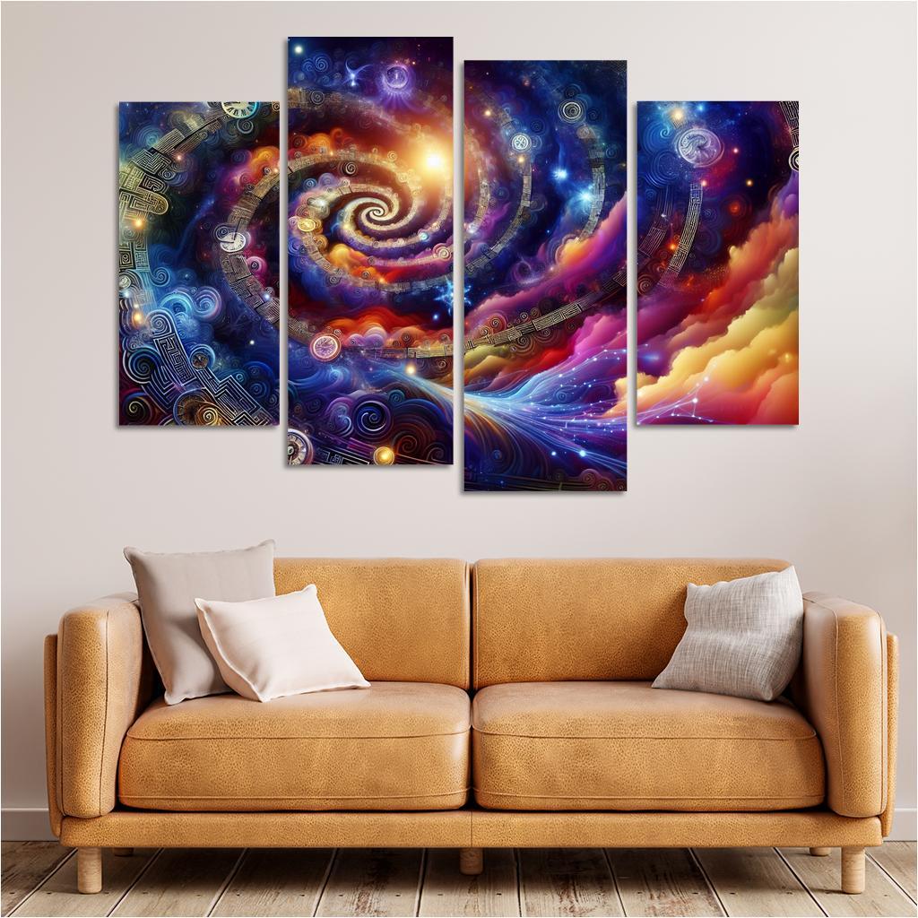 Labyrinth Of Time And Space Premium Artwork Frames