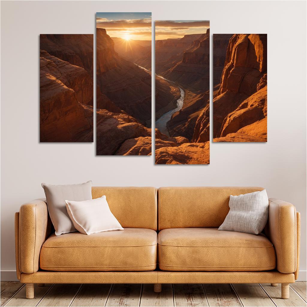 The Enigmatic Canyons Of Sunset Shadows Art Trends