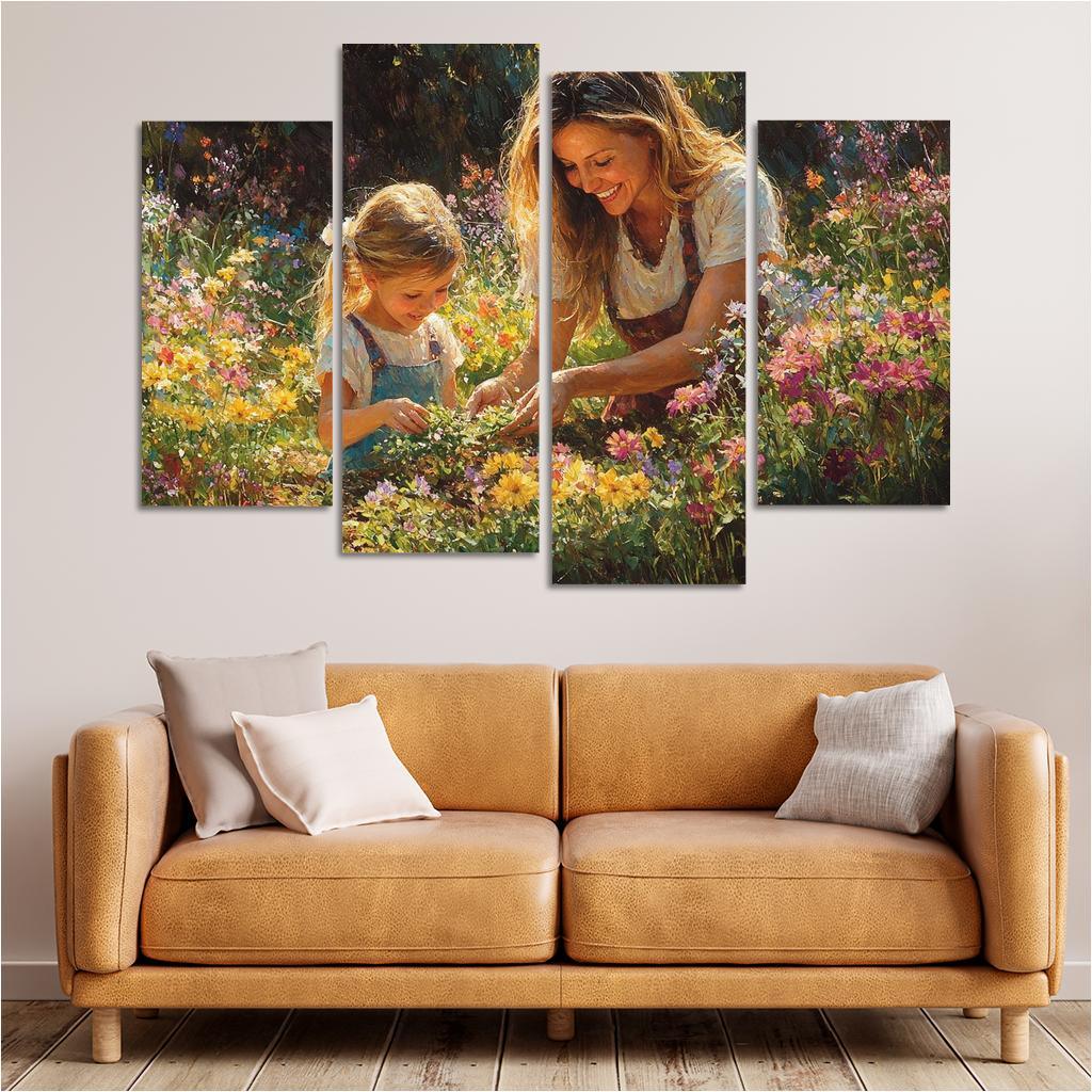 The Garden Of Love Nurtured By A Mother's Hands One-piece Frames