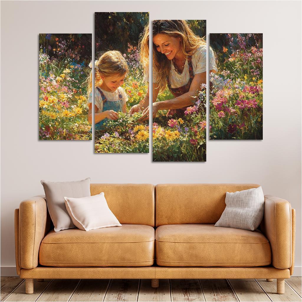 The Garden Of Love Nurtured By A Mother's Hands One-piece Frames