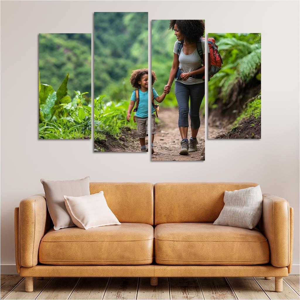 The Journey Of Love A Mothers Unwavering Support Canvas Paintings Frame