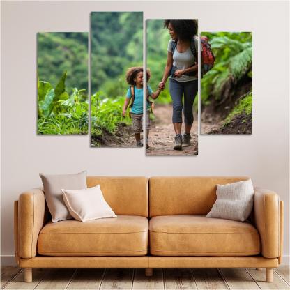 The Journey Of Love A Mothers Unwavering Support Canvas Paintings Frame