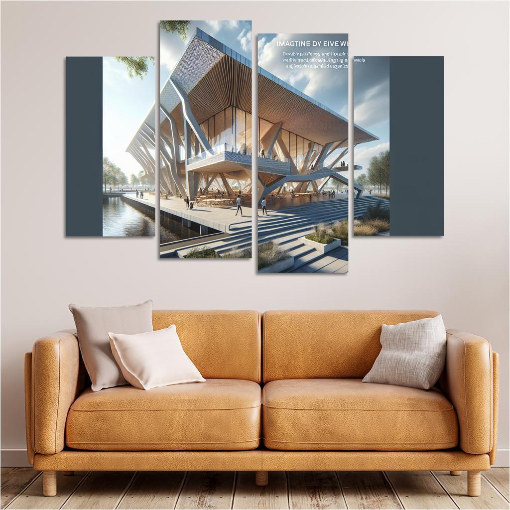 The Resilient Pavilion Custom Paintings Frame