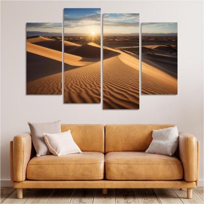 The Enigmatic Beauty Of Desert Landscapes Oil Paintings Frame