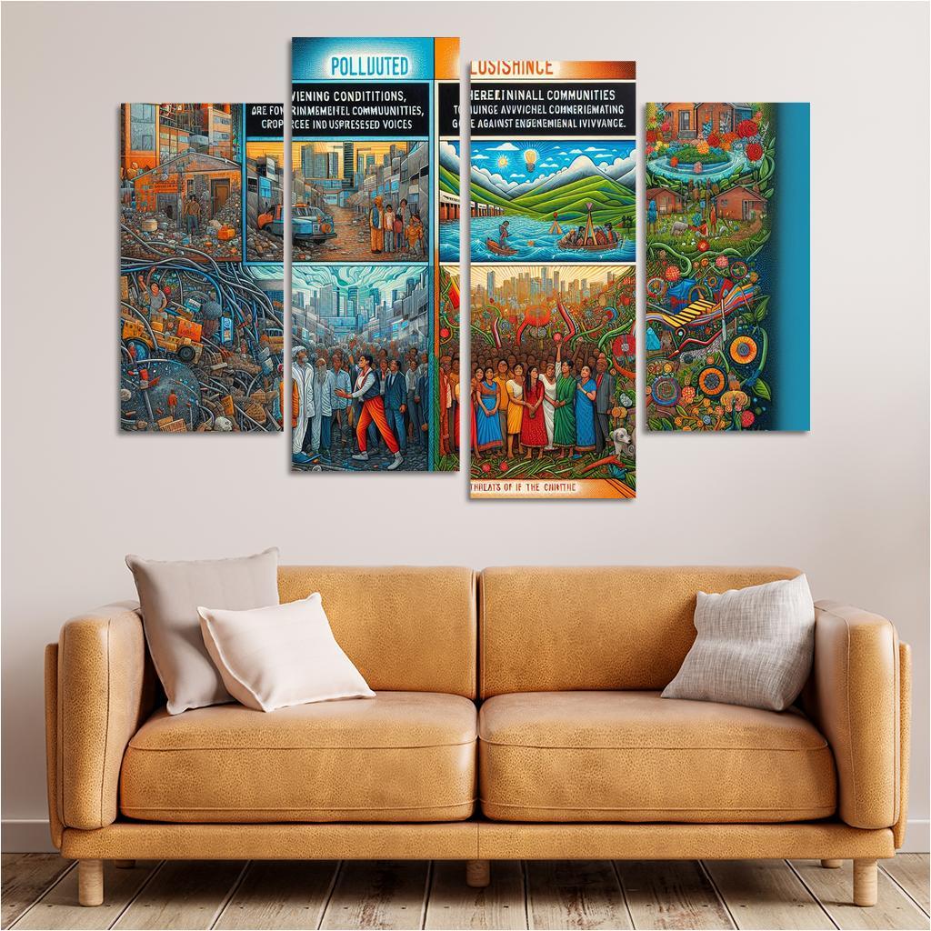 Healing Our Planet A Call For Environmental Justice Multi-panel Paintings