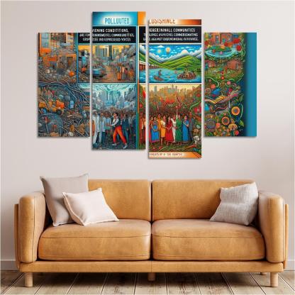 Healing Our Planet A Call For Environmental Justice Multi-panel Paintings