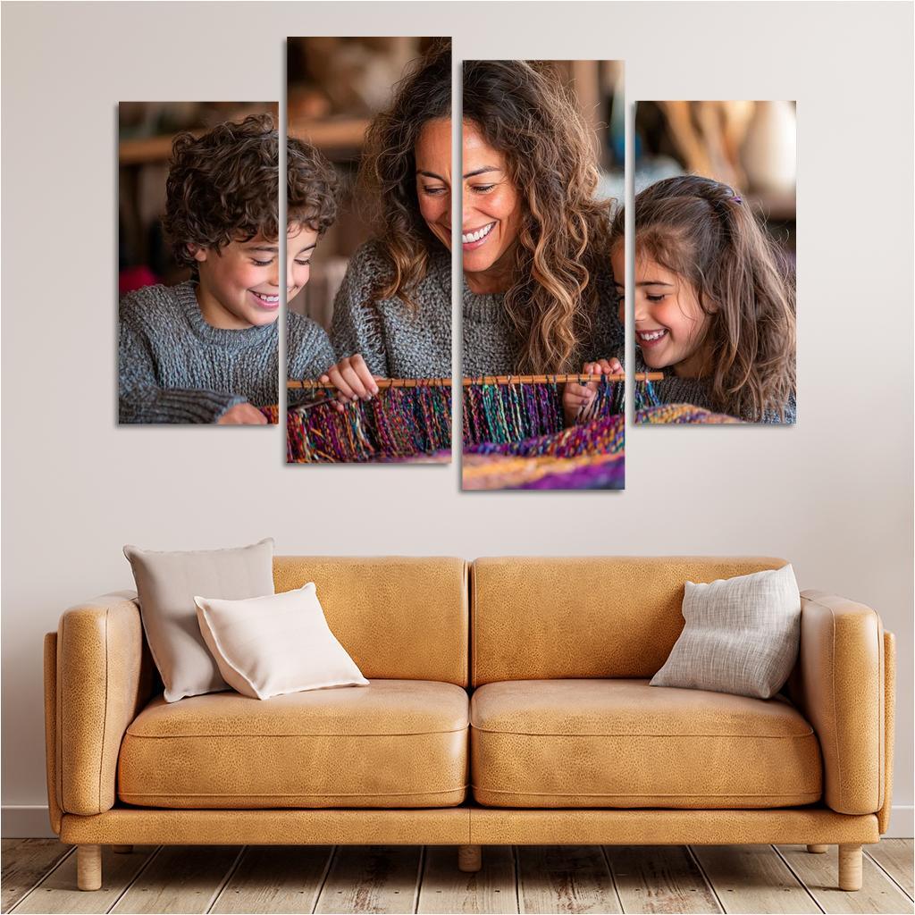 Woven With Love A Mothers Heartfelt Story Canvas Paintings Frame
