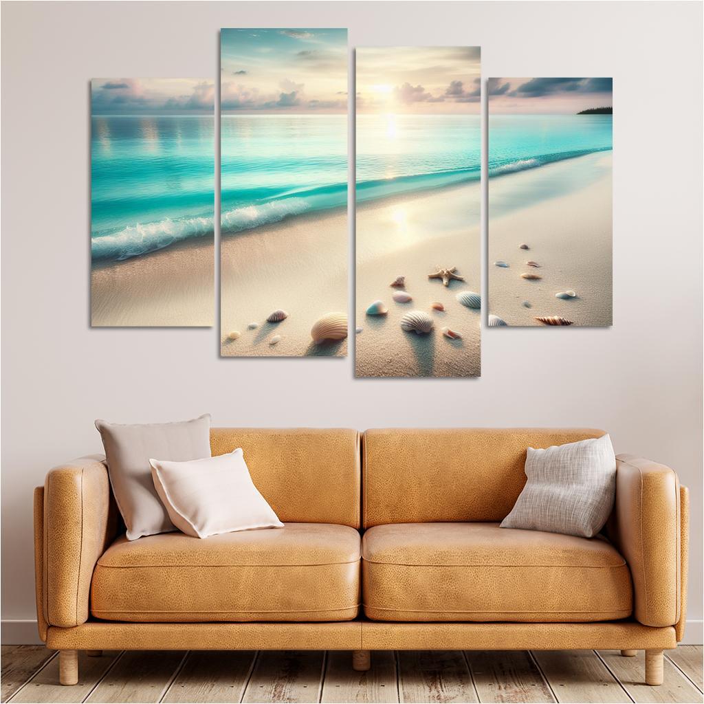 Serene Waters Quiet Coastal Escape Premium Artwork Frames