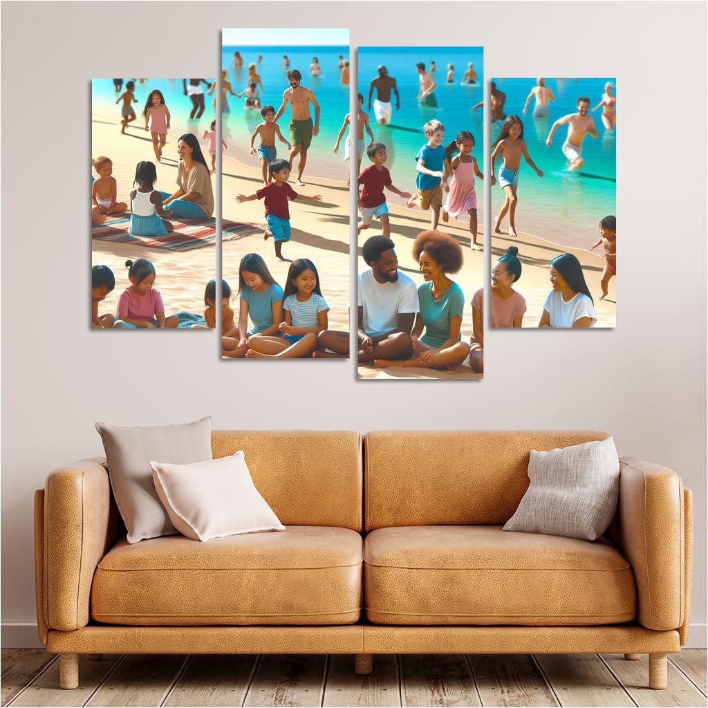 Emerald Cove Family Fun And Exploration Premium Artwork Frames
