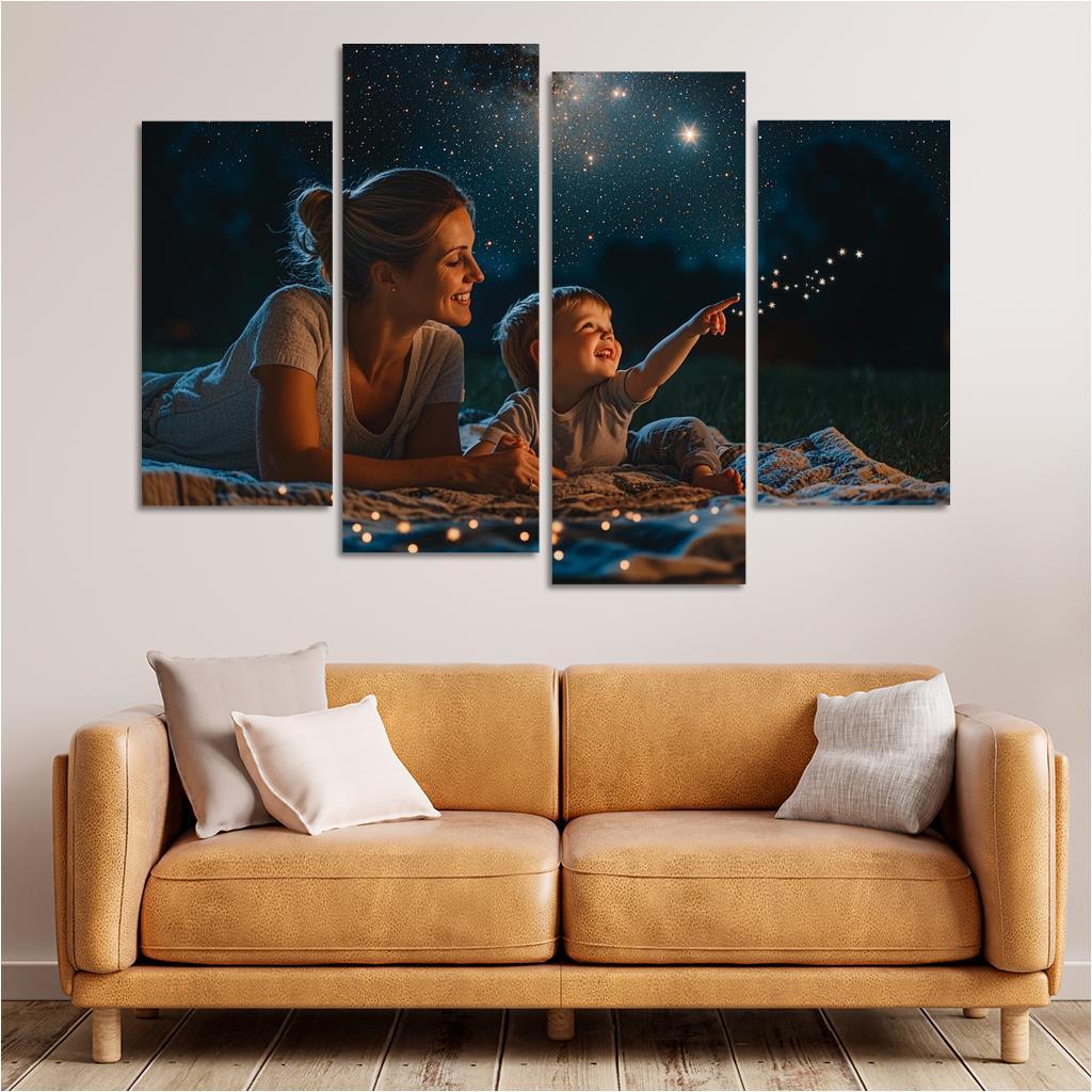 The Star In The Sky A Mothers Guidance Custom Paintings Frame