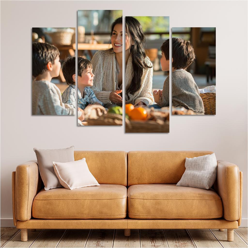 Lifelong Lessons A Mothers Wisdom Across Generations Canvas Paintings Frame