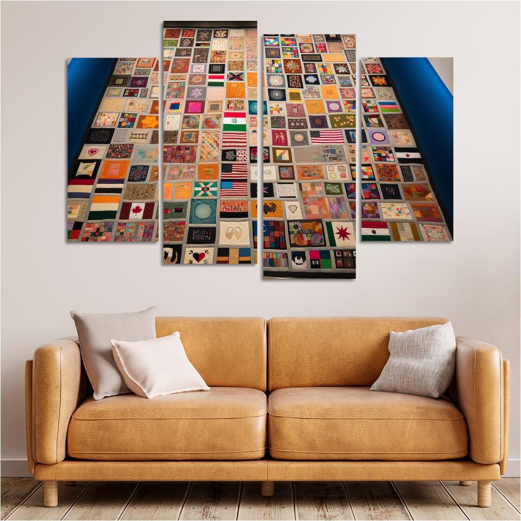 Stitching Together Lives The Impact Of Refugee Crises Custom Paintings Frame