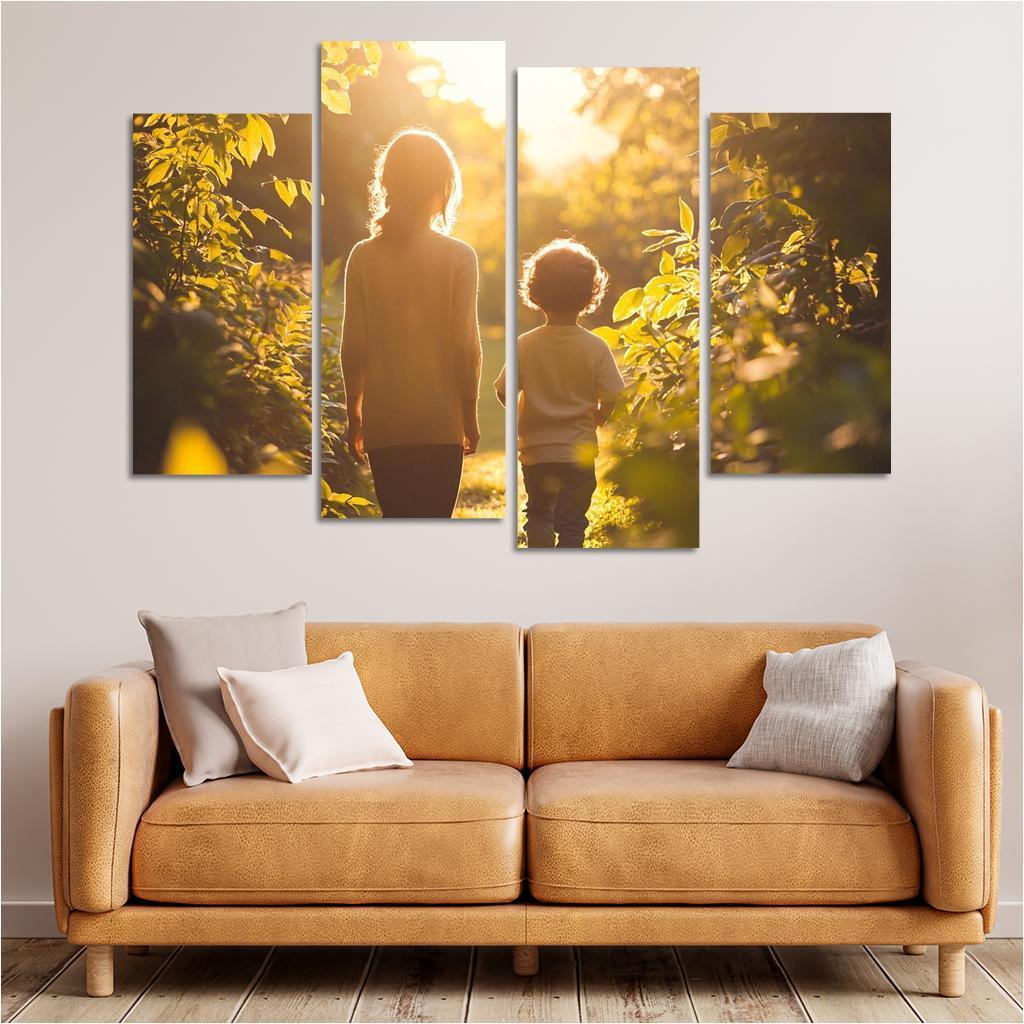 Journey Of Hearts A Mothers Guiding Love Custom Paintings Frame
