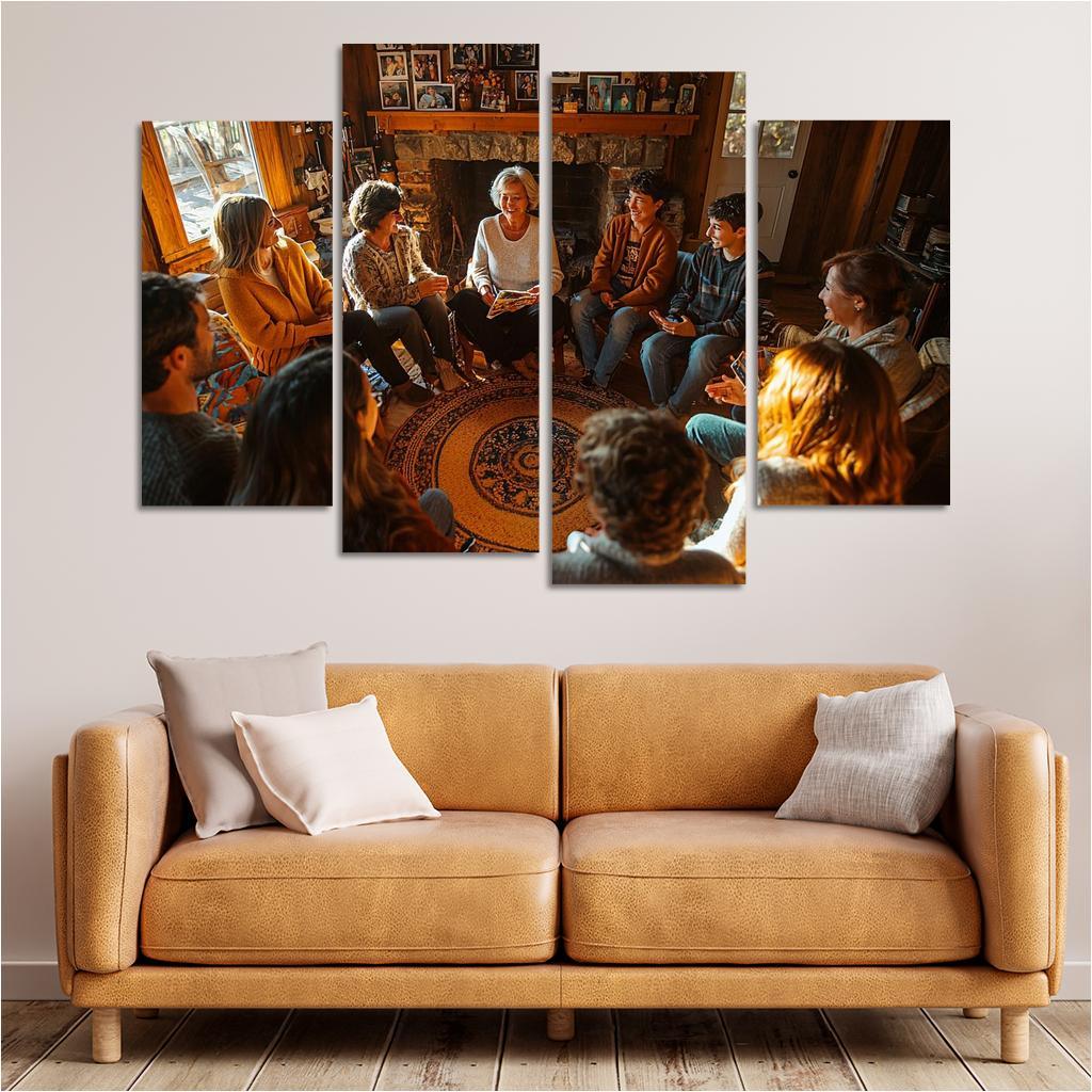 The Ties That Bind A Mothers Connection Canvas Paintings Frame