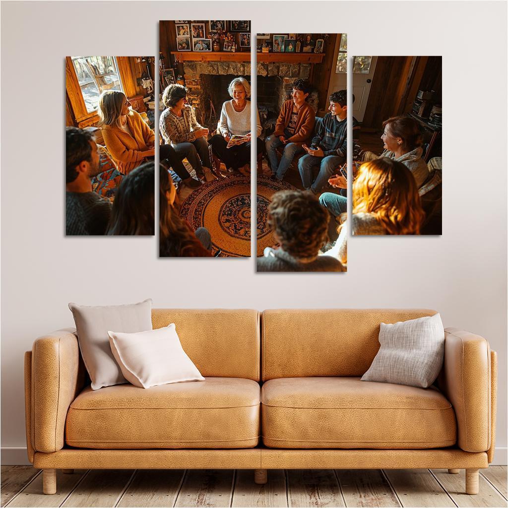 The Ties That Bind A Mothers Connection Canvas Paintings Frame