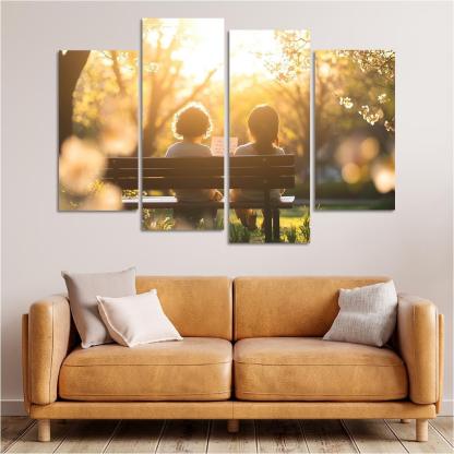 The Love That Transcends Time A Mother's Heart Canvas Paintings Frame
