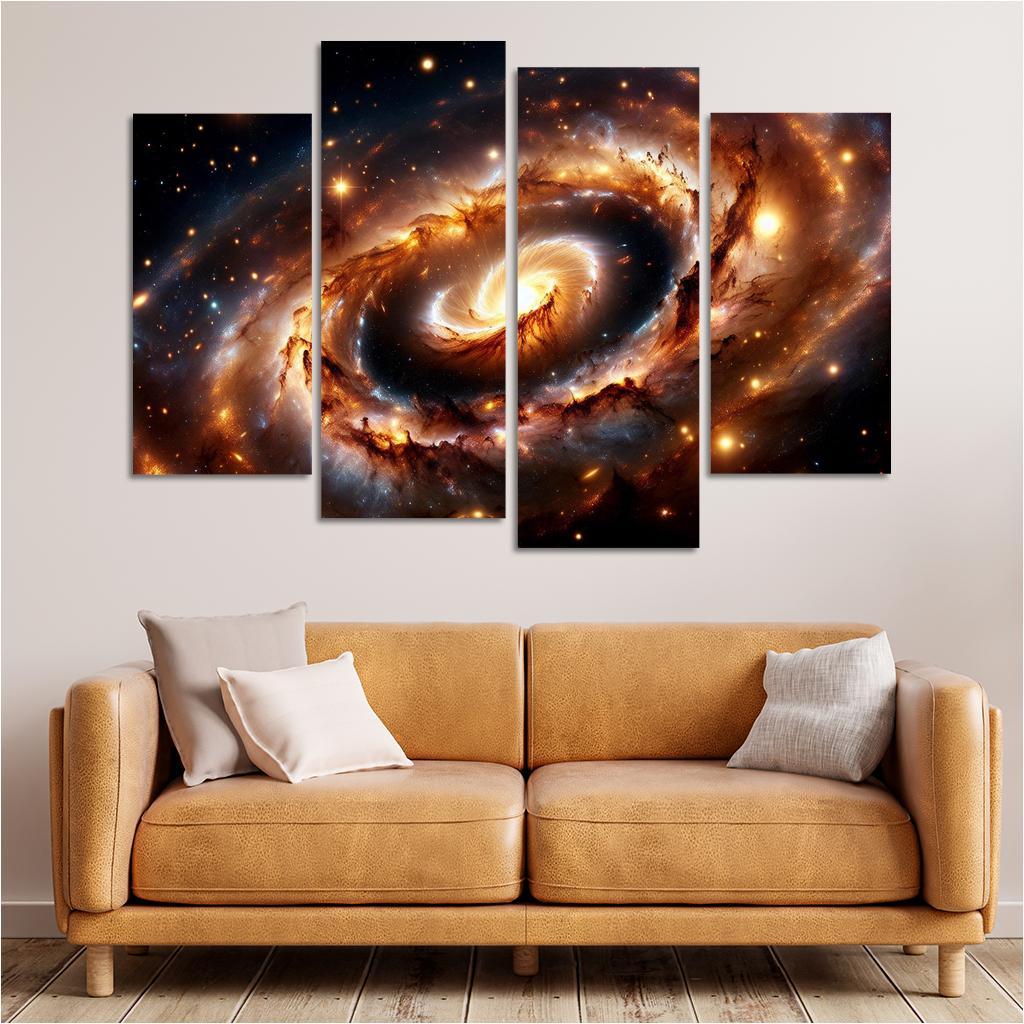 The Phenomenon Of Quasars Abstract Paintings Frame