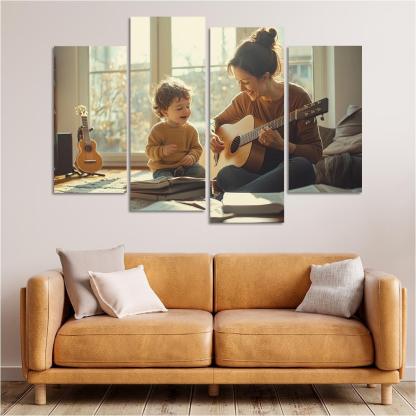 Heartstrings The Music Of Love Custom Paintings Frame