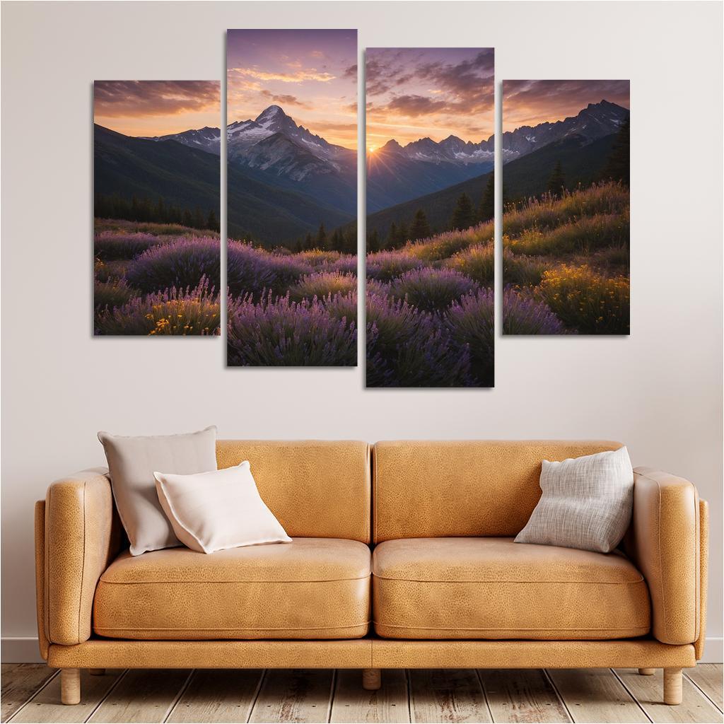 The Twilight Glow Of Serenity Mountain Art Trends