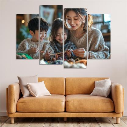 The Threads Of Life A Mothers Unbreakable Bond Canvas Paintings Frame