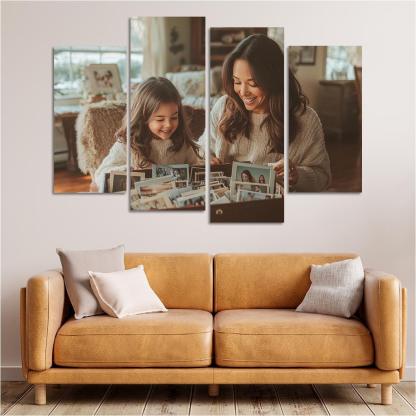 Moments Of Connection A Mothers Heartbeat Custom Paintings Frame