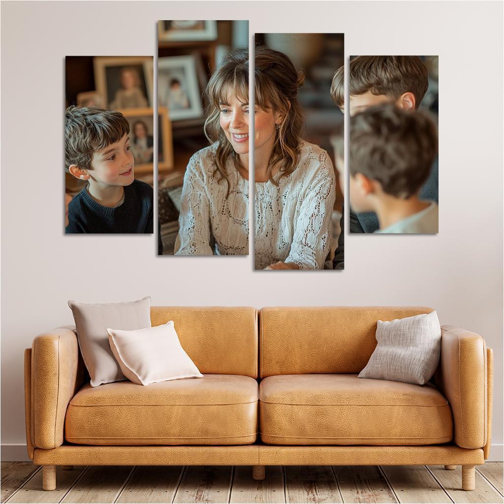 The Wisdom Of Generations Lessons From Mom Custom Paintings Frame